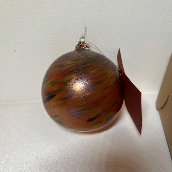 Robert Held art glass ball. Blown glass. Unique. - Picture 7 of 7